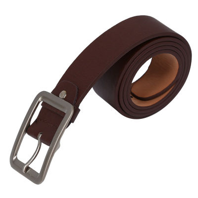 Mens Casual Waistband Belt Faux Leather Belt Buckle Waist Strap Belts brown