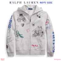 RALPH LAUREN COTTON FRENCH TERRY HOODIE ( BOYS SIZE 8-20 YEARS )