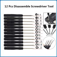 12 Pcs/Set Phone Mini Screwdriver Laptop Watch Cellphone Kit  Repair Tools Precision Accessories Small Disassembly Screwdriver Tool Sets