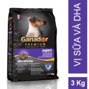 HCM -GANADOR PUPPY - Gói 3kg Thức ăn dạng hạt cao cấp dành cho chó dưới 1