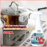 ล้างก้นกระทะ น้ำยาขัดหม้อดำ ขนาด 500ml  น้ํายาขัดกระทะสีดํา Kitchen Detergent