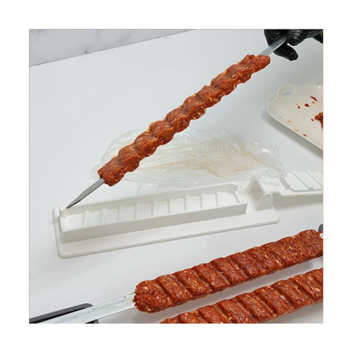 single-row-kebab-maker-kebab-press-maker-reusable-bbq-skewer-maker-kebab-white