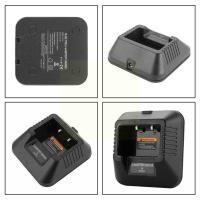 วิทยุสื่อสาร Baofeng ที่ชาร์จ UV-5RE ที่รองหน้าจอ-ที่ชาร์จแบตในรถบวก UV-5R USB สำหรับวิทยุสื่อสาร Pofung CB DM-5R UV5R W9S5 DM5R Wa