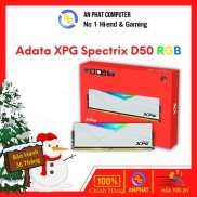Ram PC Adata DDR4 XPG SPECTRIX D50 RGB 8GB Bus 3200MHz WHITE