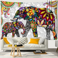3D Print Elephant Tapestry India Mandala Budden Aesthetic Wall Hanging Boho Decor Vintage Decoration Psychedelic Home Decor Room