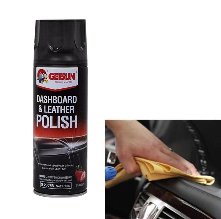 getsun-dashboard-amp-leather-polish-สเปรย์โฟม-สเปรย์ทำความสะอาดคอนโซล-รถยนต์-เคลือบเบาะหนัง-เคลือบคอนโซล-แผงหน้าปัดรถ