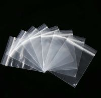 100Pcs Small Clear Vacuum Bags Plastic Baggies Baggy Grip Self Seal Resealable Zip Lock For Kitchen Food Mini Tool Parts Storage Food Storage Dispense