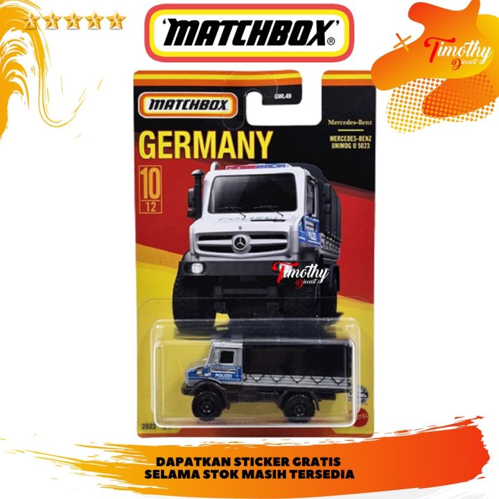 Matchbox Germany Mercedes Benz Unimog U 5023 Truck Polizei Police