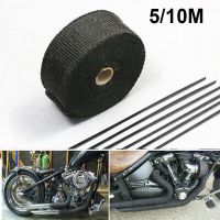 Thermal Tape Exhaust Motorcycle Muffler Insulation Fiberglass For KAWASAKI NINJA 300 VN 800 ER6N Z 750 VN 1500 VULCAN 500 ER6F Adhesives Tape