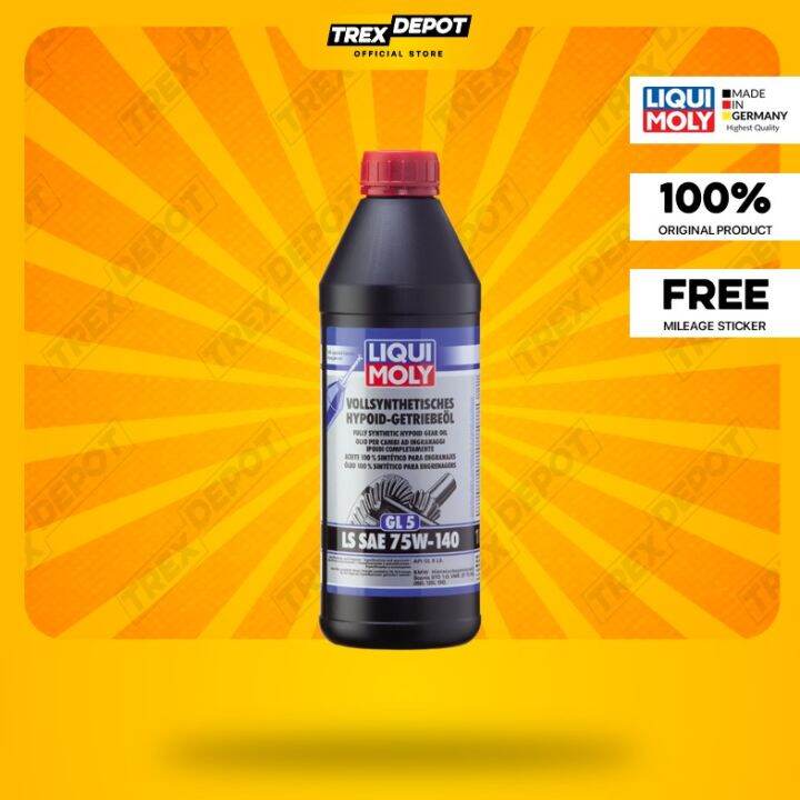 LIQUI MOLY GL-5 Fully Synthetic Gear Oil 75W140 (1L) | Lazada