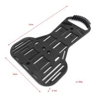 Scuba Diving Two Piece Backboard Scuba Diving Backboard High Strength Durable Diving Harness or Jacket Bcd Black