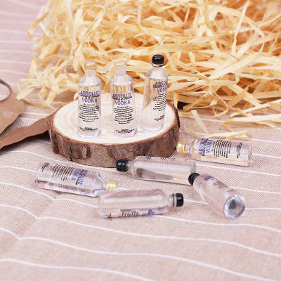 Resin Mini Spirits Bottle for Doll House Miniature Kids Gift Toys Home Decoration Accessories