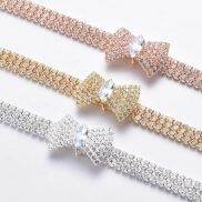 BOYUNNY Vòng Cổ Choker Đính Đá Kim Cương Giả Cho Chó Phụ Kiện Cún Con