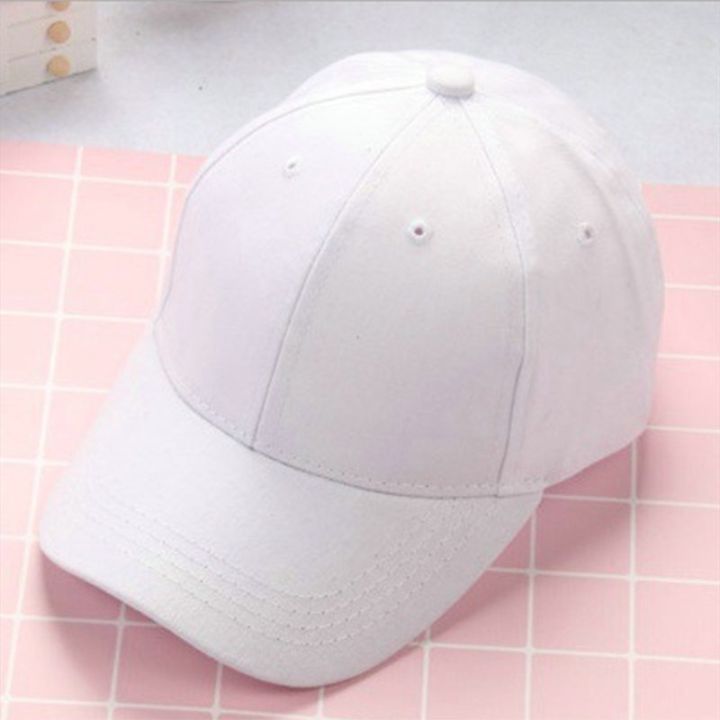 fashion-baby-boys-amp-girls-solid-color-baseball-cap-adjustable-back-cap