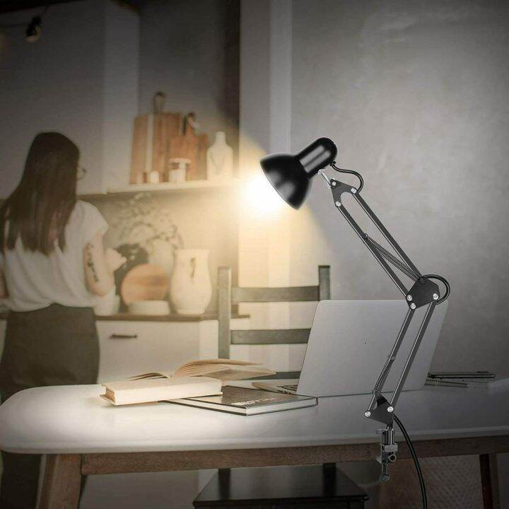 yaya-โคมไฟอ่านหนังสือ-โคมไฟตั้งโต๊ะ-ปรับระดับได้รอบทิศทาง-table-reading-lamp-adjustable