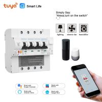 tuya WiFi Smart Circuit Breaker RCBO timer switch  overload short circuit protection with  Alexa google home for Smart Home Electrical Circuitry Parts