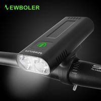 NEWBOLER 5200มิลลิแอมป์ชั่วโมงไฟจักรยาน USB ชาร์จจักรยานไฟหน้า LED ไฟท้ายที่มีประสิทธิภาพไฟฉายขี่จักรยานโคมไฟอุปกรณ์จักรยาน