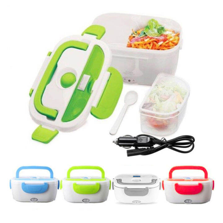 Plastic Electric Lunch Box 12V Portable Driver Outdoor Travel Camping