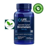 NEW Life Extension Specially-Coated Bromelain 500 mg / 60 Enteric-Coated Vegetarian Tablet