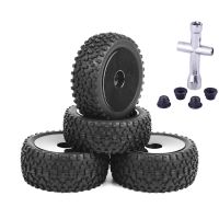 4Pcs 85mm Tires Wheel Tyre for Wltoys 144001 124019 104001 RC Car Upgrade Parts 1/10 1/12 1/14 Scale Off Road Buggy