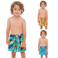 Kids Boys Swimming Shorts Summer Cartoon Swim Trunks Swimwear For Teenage Boy Print Beach Shorts Children 2-8Y Suit For Boys