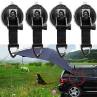 4/1Pcs Car Tent Suction Cups Buckle Side Round/Triangular Awning Anchors Outdoor Camping Tent Suckers Anchor Securing Hook