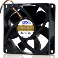 ★ 2023. . DASD0825B2S AVC 12V 1.20A 8025 8cm4พัดลม Dell แชสซีของแท้