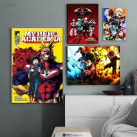 Boku No Hero My Hero Academia Anime Artwork ภาพวาดผ้าใบสำหรับห้องนอนเด็ก Wall ตกแต่งภาพจิตรกรรมฝาผนัง