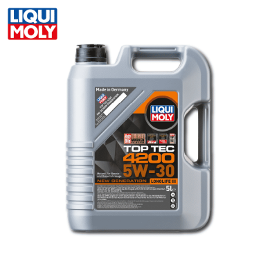 🔥ฟรีกรอง+ส่งฟรี🔥LIQUI MOLY น้ำมันเครื่อง TOP TEC 4200 5W-30 ขนาด 5,6,7,8ลิตร