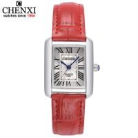 CHENXI Watch Women Elegant Luxury Fashion Watches Quartz Clock Female Retro Leather Womens Wrist Watches Relogio Feminino