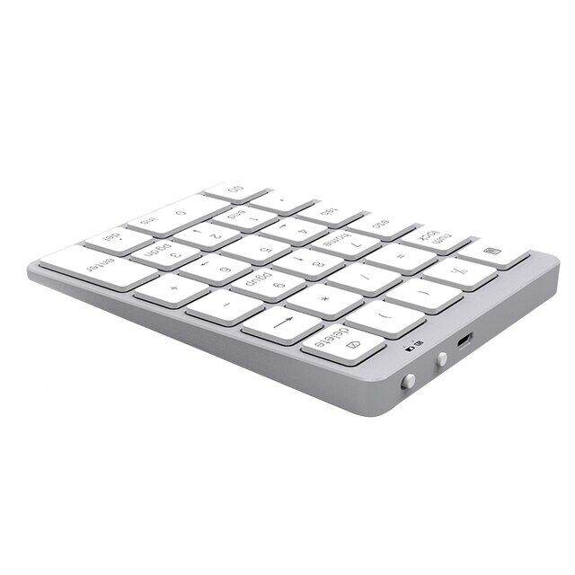 【☄New Arrival☄】 sijieyis8 Wireless Numeric Keyboard Bluetooth Number