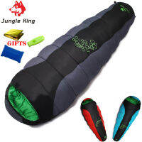 Jungle King CY0901 Thickening Fill Four Holes Cotton Sleeping Bags Fit for Winter Thermal 4 Kinds of Thickness Camping Travel