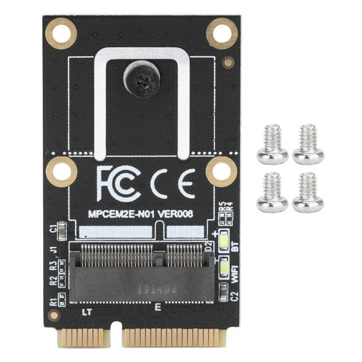 การ์ด-wlan-ไร้สาย-p-cie-โมดูลอะแดปเตอร์ประสิทธิภาพที่ดีแบบพกพาขนาดเล็กอะแดปเตอร์-pcire-คุณภาพสูงสำหรับ-ax200-9260-8265-8260แป้นซิลิโคนสำหรับคอมพิวเตอร์