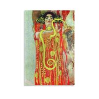 กุสตาฟ Klimt-โปสเตอร์ภาพตกแต่งยาศิลปะบนผืนผ้าใบสำหรับติดกำแพงห้องนั่งเล่นโปสเตอร์ภาพวาดตกแต่งห้องนอน12X18นิ้ว (30X45ซม.)