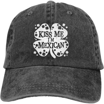 2023 New Fashion  Kiss Me Im Mexican Mexico St Patricks Day Baseball Cap Men Dad Snapback Hats Trucker Cowboy Hat Work Cool Caps，Contact the seller for personalized customization of the logo