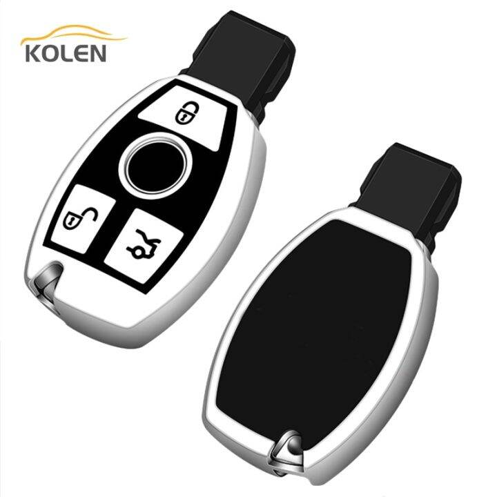 เคส-kunci-remote-mobil-tpu-แบบนิ่มสำหรับ-mercedes-bnez-cla-glc-glla-glk-w210-w203-w204-w211ที่-w176อุปกรณ์เสริมชั้น-amg