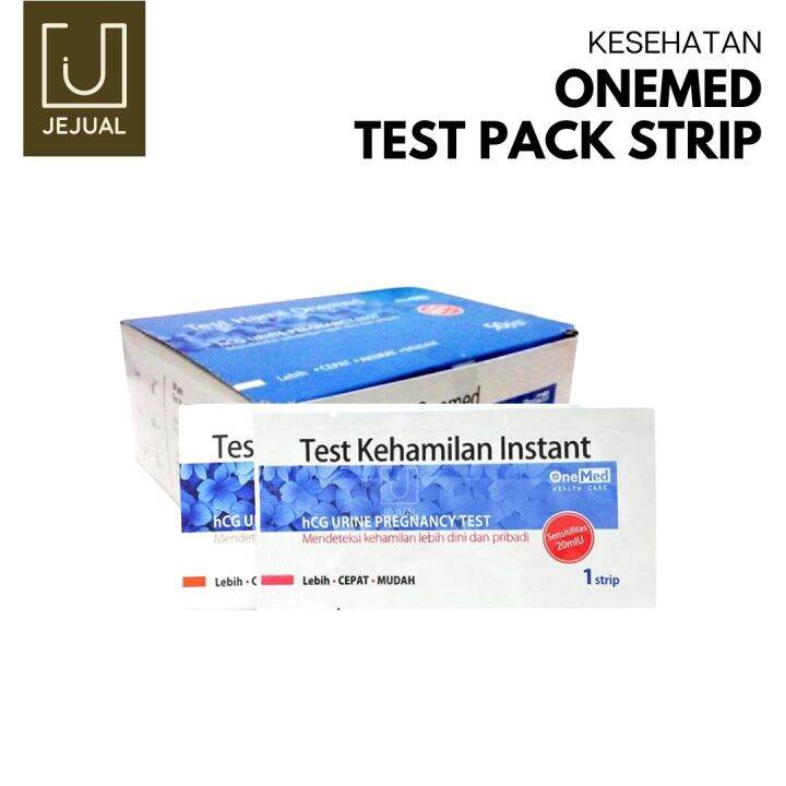 TEST PACK ONEMED Tes Hamil/Kehamilan Alat Cek Pribadi Tespack/Tespek 1 ...