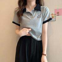 Tshirt For Women S Cotton Polo Short-Sleeved T-Shirt