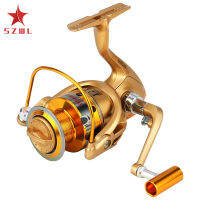 【 Ready Stock 】 Hf1000-9000 Spinning Reel 5.5:1 4.1:1 Gear Ratio 13 Bearings Metal Wire Cup Rocker Fishing Reel Fishing Gear