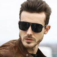 ✎✁ஐ Rui Hao Eyewear Brand Sunglasses Men 2019 Double Beam Polarized Sun Glasses Fashion Driving Sunglasses Spectacles Retro A523