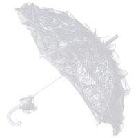 4X Bud Silk Lace Wedding Shooting Parasol