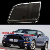 Lampu Depan Mobil เลนส์สำหรับ Ford Mustang 2008ฝาครอบ2009เคสใสกระจกไฟหน้าแทนโคมไฟเดิม