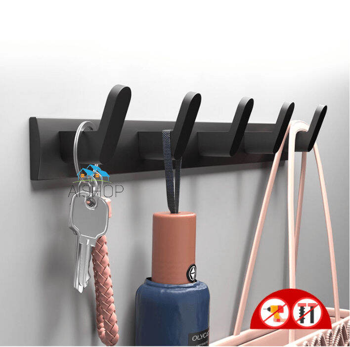 [SG Seller]No Drill Heavy Duty Wall Hook Door Hooks Clothes Hangers
