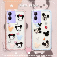 Phone Case เคส VIVO Y17s ลายการ์ตูนน่ารักฝาครอบเนื้อนิ่มกันกระแทกซิลิโคนใส VIVOY17s 2023