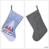 Christmas Socks Cloth Christmas Sock Bag And Christmas Hanging Socks For Party Decoration Ornaments for Christmas Tree Socks Tights