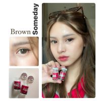 ราคาพิเศษษ** คอนแทคเลนส์ยี่ห้อ Lovely รุ่น Someday Brown (ลายเดียวกันกับรุ่น Dreamy ) ราคาถูก คอนเทนเลนส์ คอนเทคเลนสายตา คอนเทคเลนตาโต แฟชั่น แว่น เลนส์ แว่นสายตา แว่นกันแดด