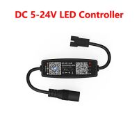 มินิ Usb 5V Bt Led หรี่บลูทูธควบคุม Spi Dc 5-24V 2048พิกเซลแอพนำสมัยแอมป์; Rf ระยะไกลสำหรับ Ws2812 2811ริ้วสายไฟมายากล