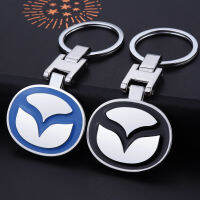 High quality metal car keychain Car emblem key ring Mazda car accessories