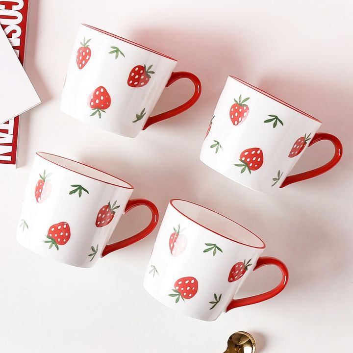 porcelain-cartoon-strawberry-ins-simple-ceramic-mug-creative-breakfast-home-student-gift-coffee-cup