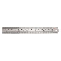 BAQI Double Sides 15cm 6 Inch Scale Long Straight Ruler Measure Tool